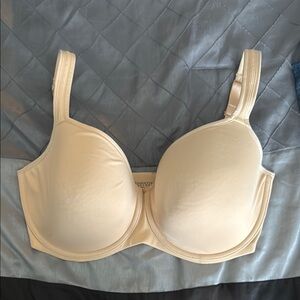 Cream Full Coverage Bra